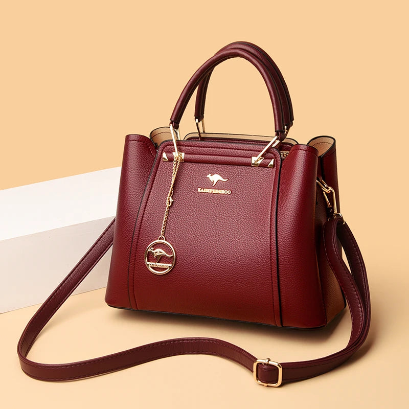 Luxurious Leather Women's Shoulder Bag