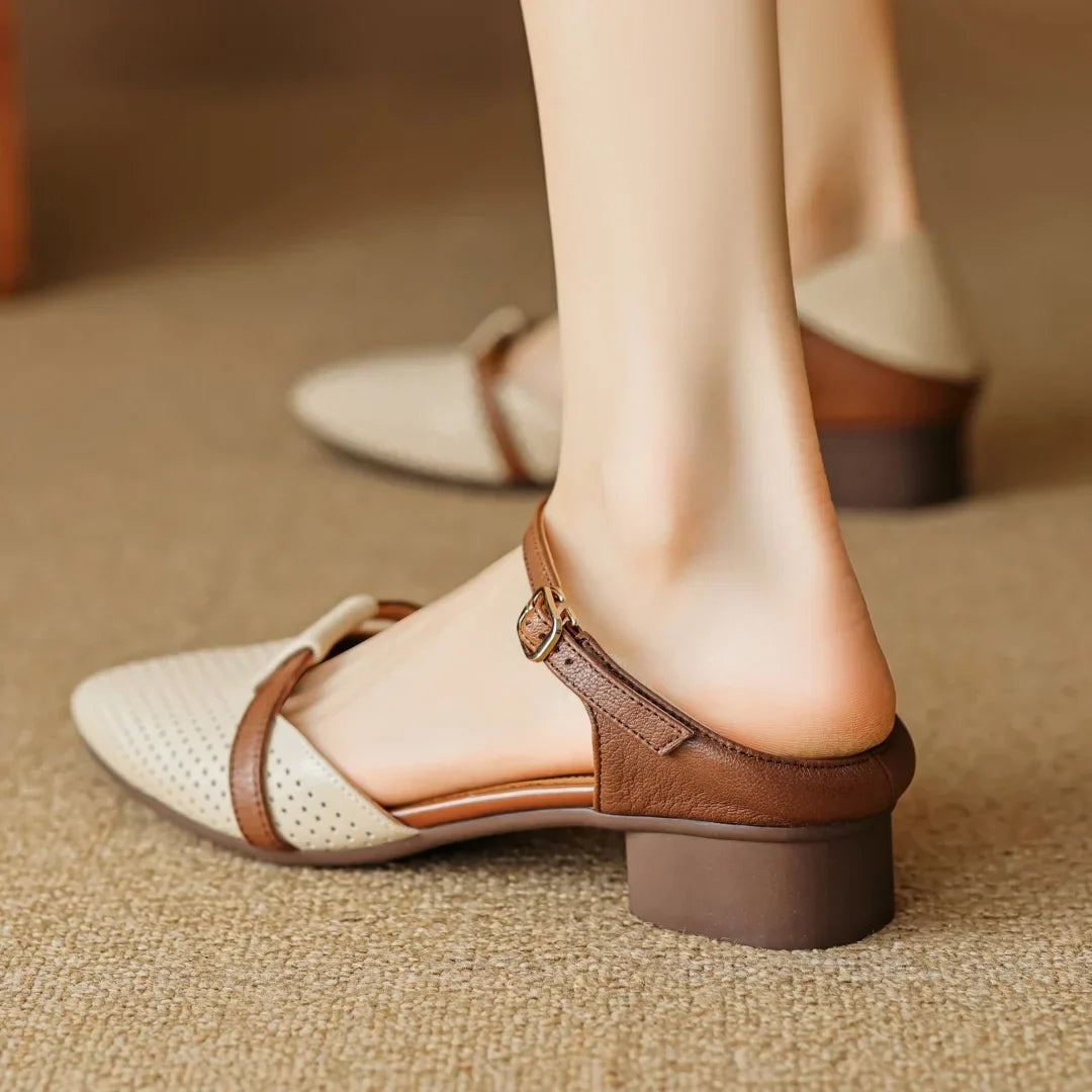 Julion Genuine Leather Heels