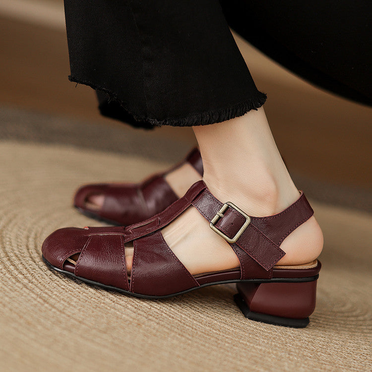 Amelie Genuine Leather SANDALS