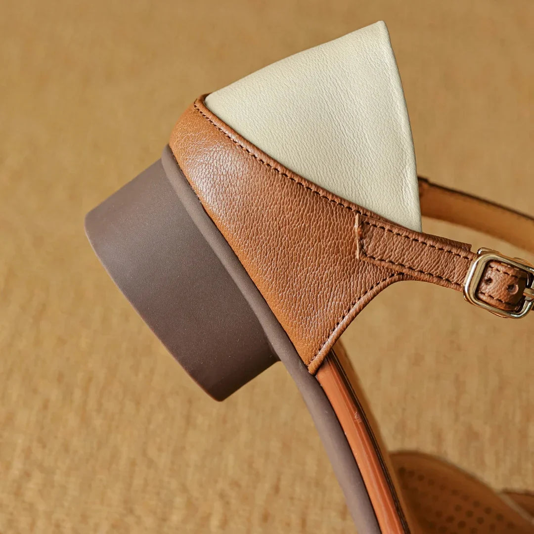 Julion Genuine Leather Heels