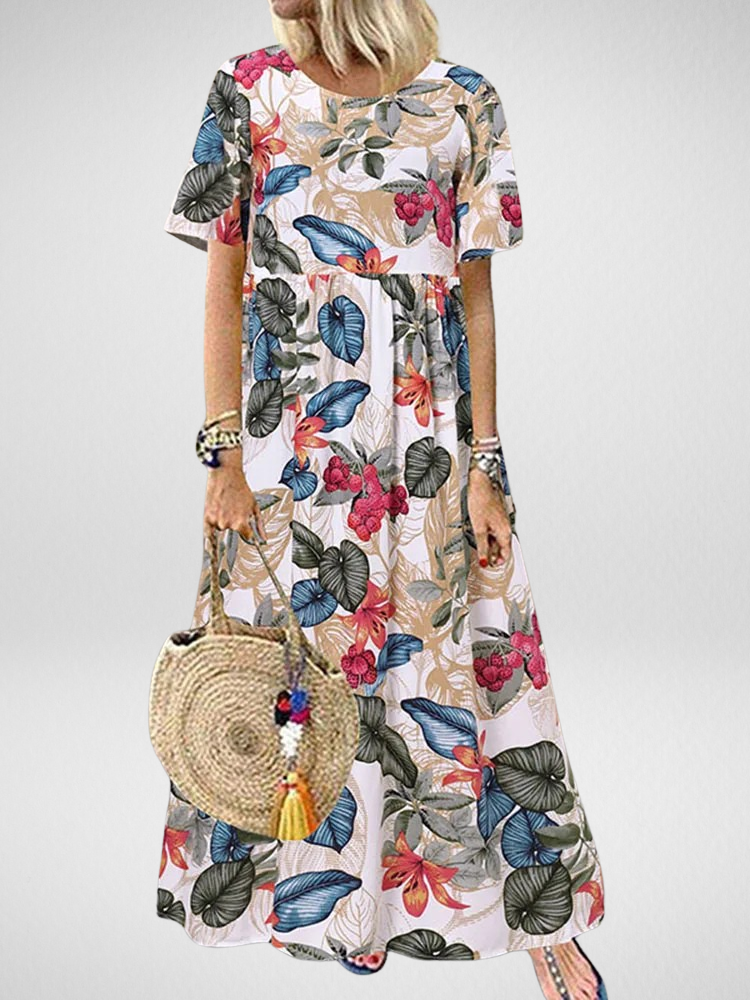 Aviva™ | Boho Floral Maxi Dress