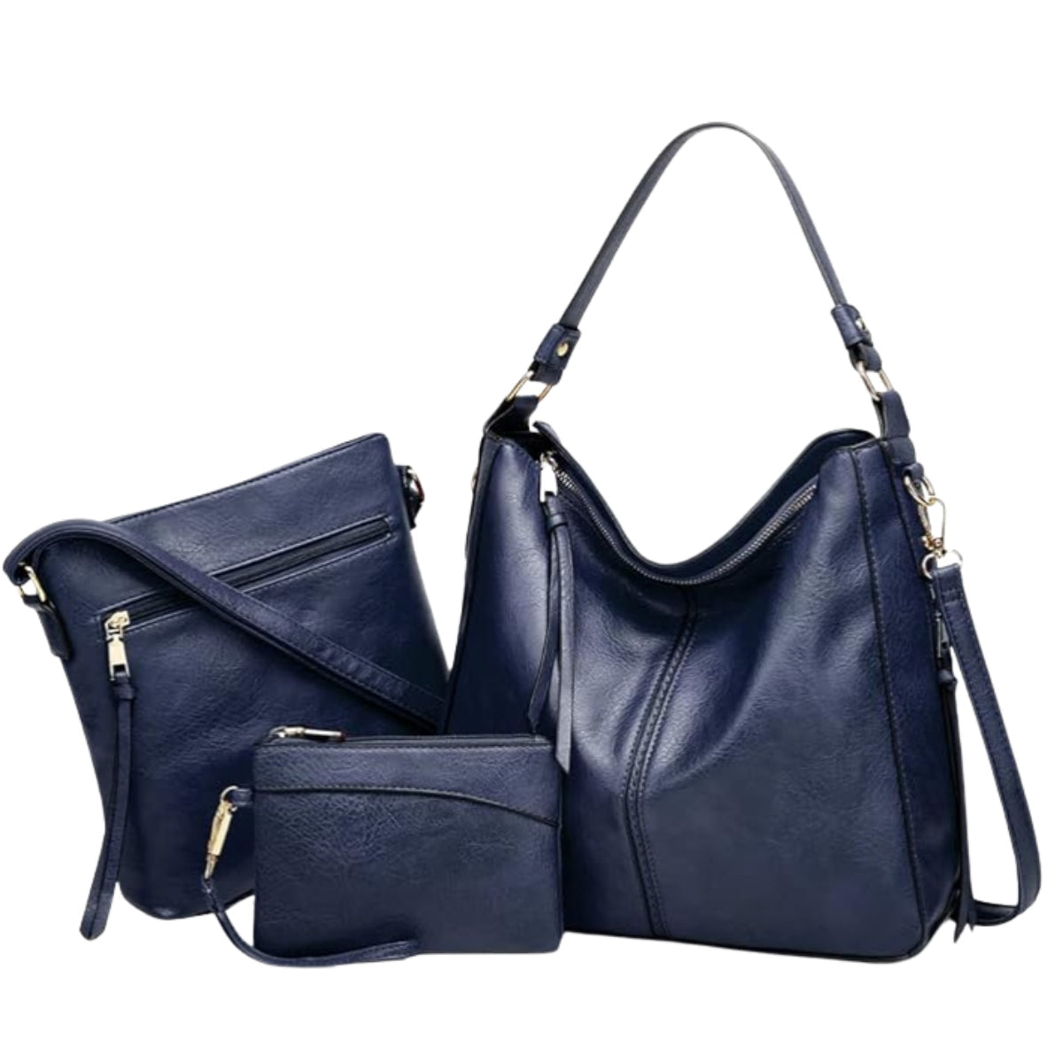 Victoria | Luxury Leather 3-Piece Bag Set