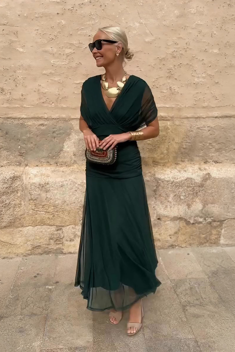 Susan | Elegant V-Neck Maxi Dress
