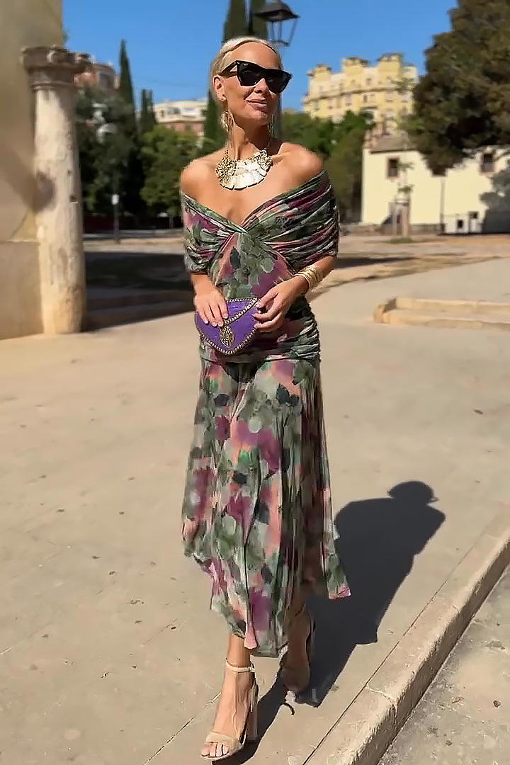 Susan | Elegant V-Neck Maxi Dress