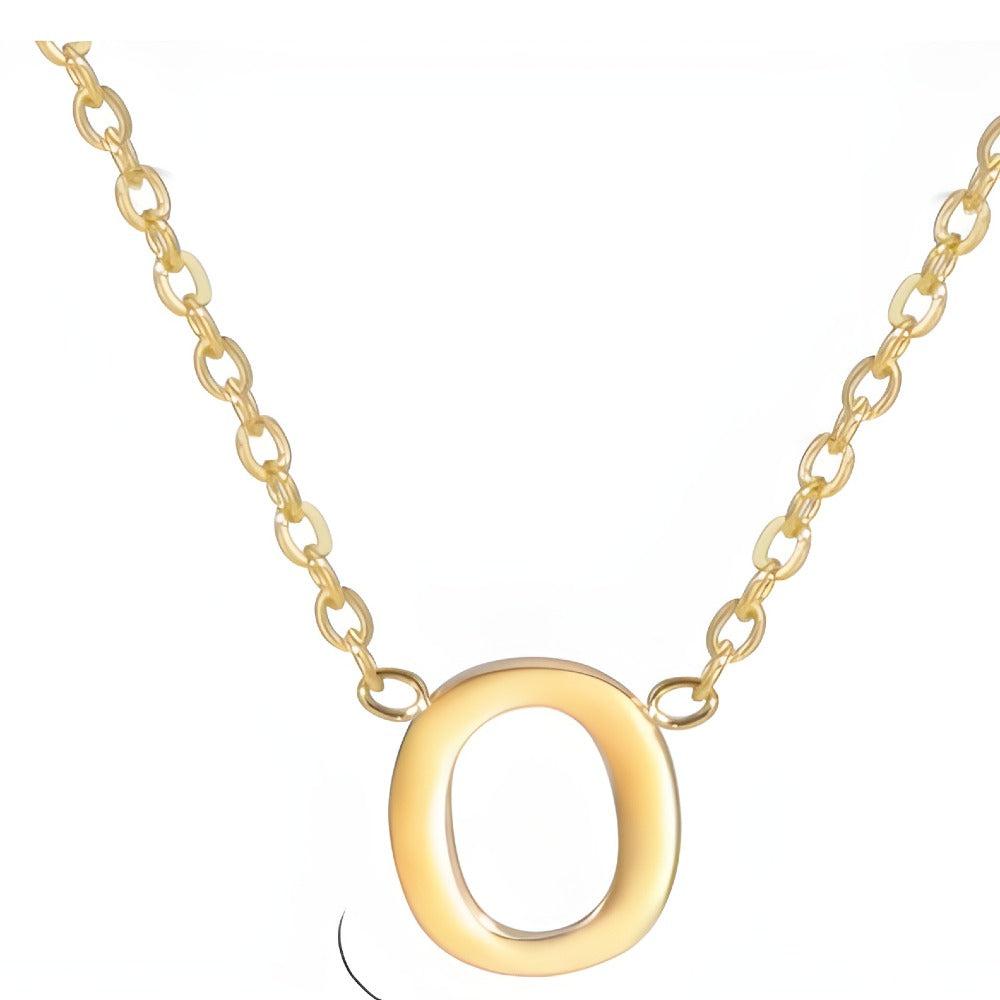 Signature Gold letter Necklace