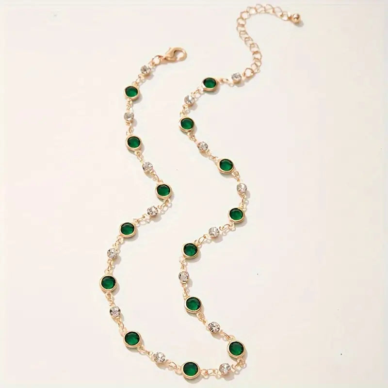 Mayfair Emerald Chain Necklace