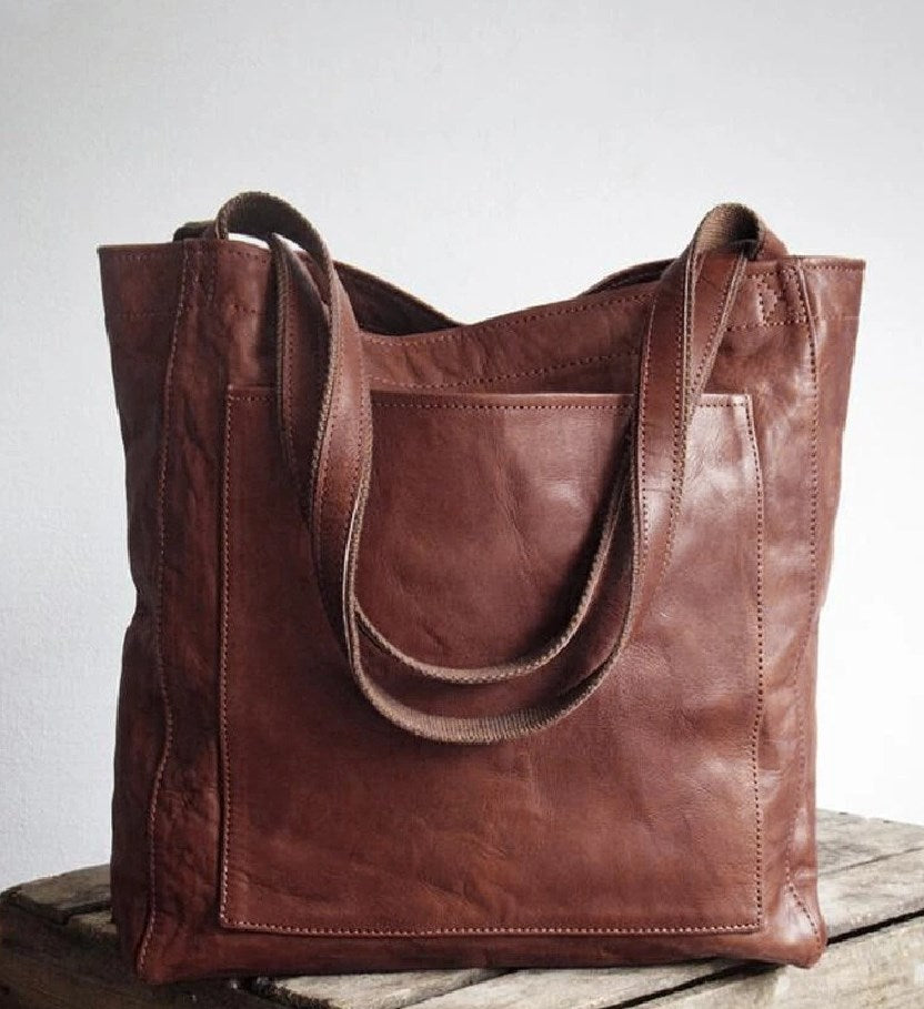 Pamela | Classic Vegan Leather Tote
