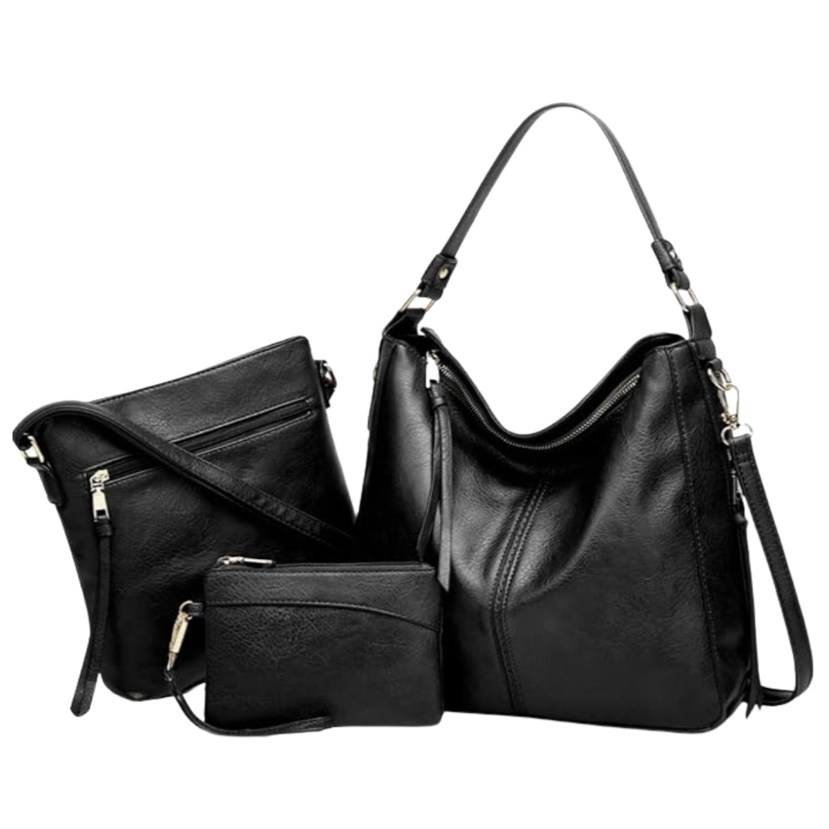 Victoria | Luxury Leather 3-Piece Bag Set