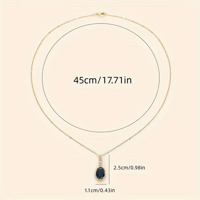 Sophisticated Moonlit Gold Necklace