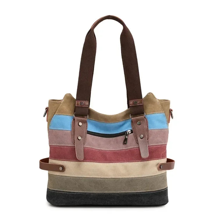 Vibrant Leather Handbag for Women