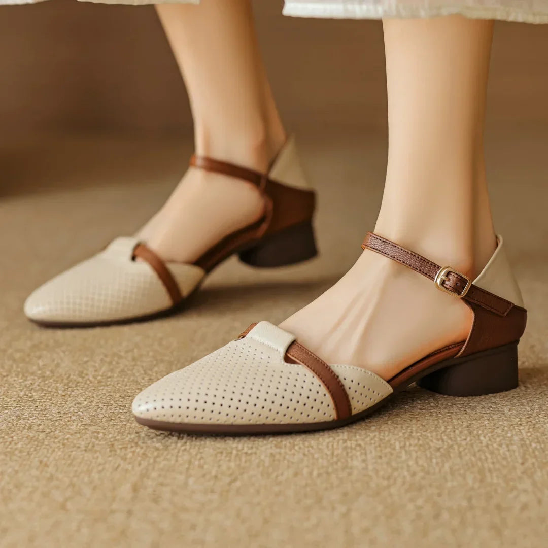 Julion Genuine Leather Heels