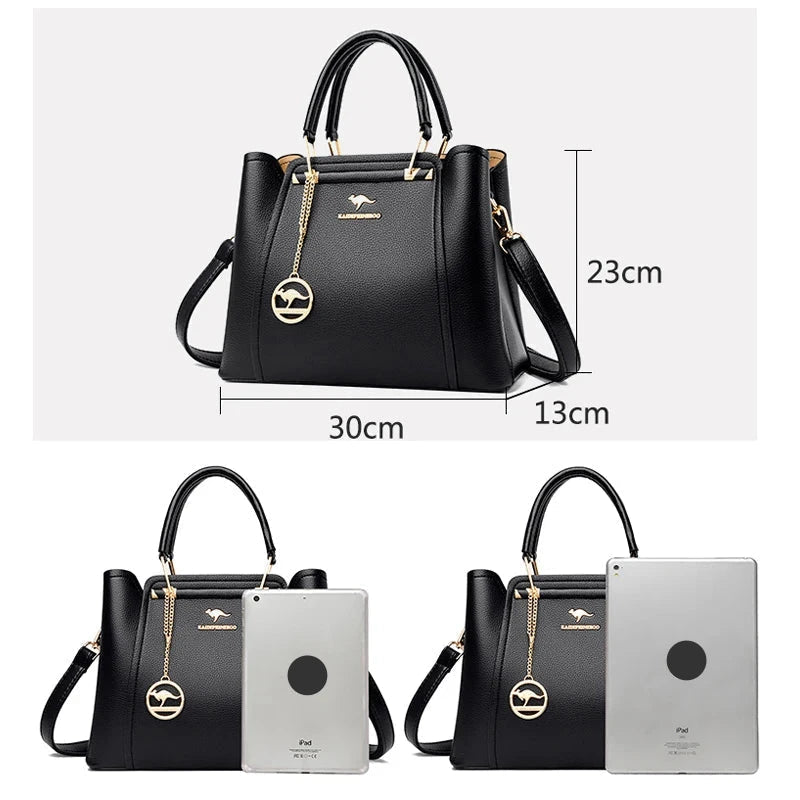 Luxurious Leather Women's Shoulder Bag