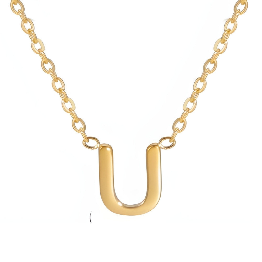 Signature Gold letter Necklace