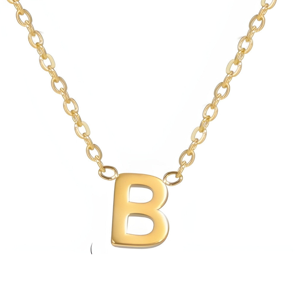 Signature Gold letter Necklace
