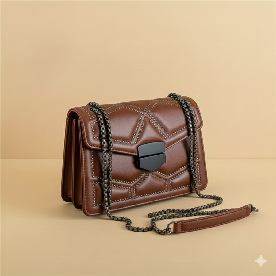 Chic PU Leather Crossbody Bag - Trendy and Stylish