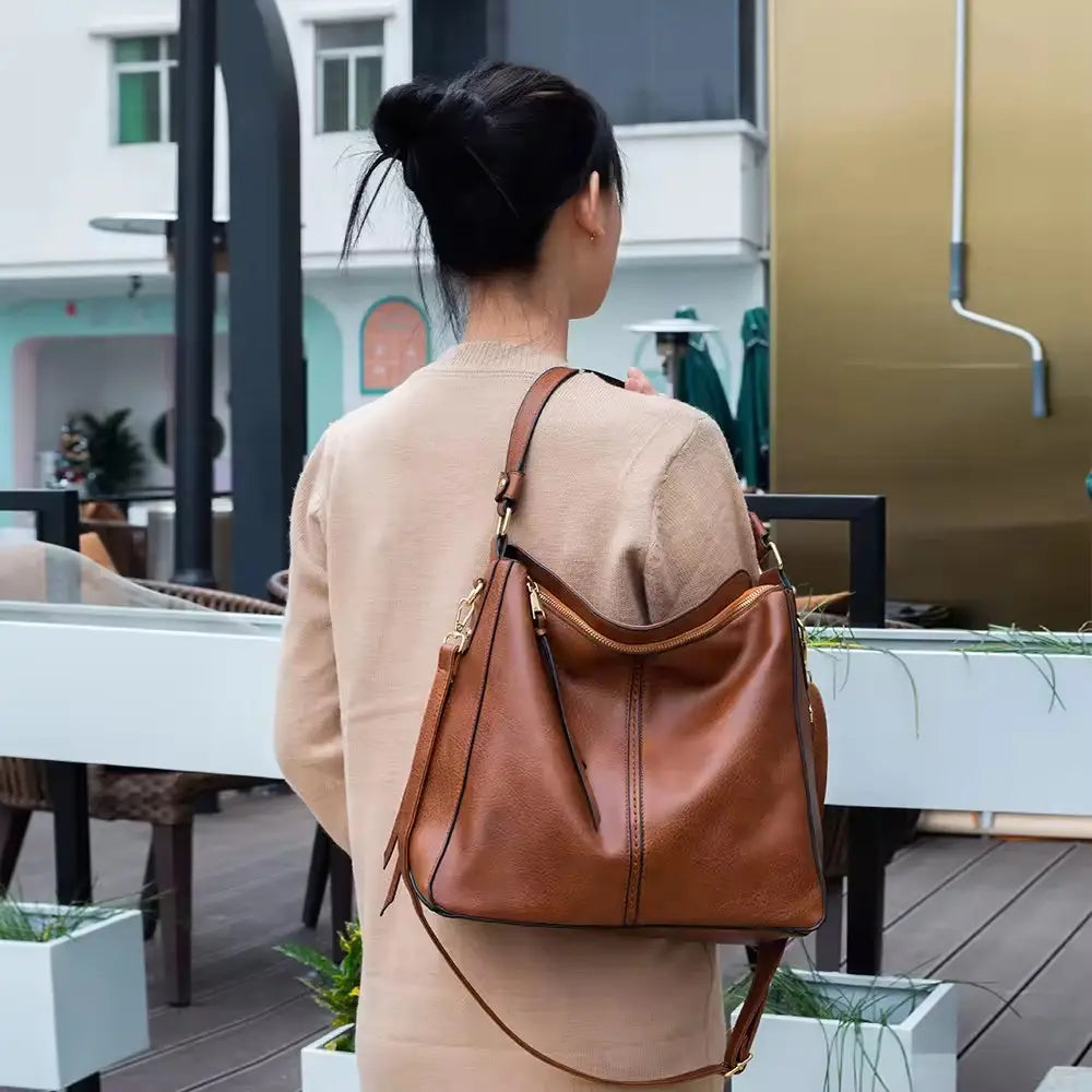 Victoria | Luxury Leather 3-Piece Bag Set