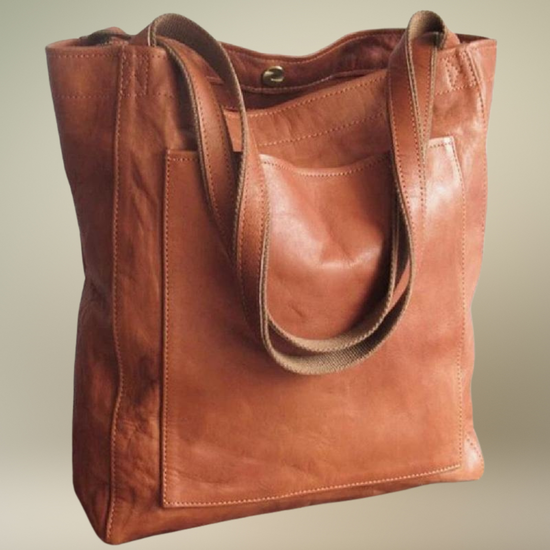 Pamela | Classic Vegan Leather Tote