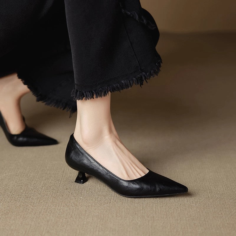 Selva Genuine Leather Heels