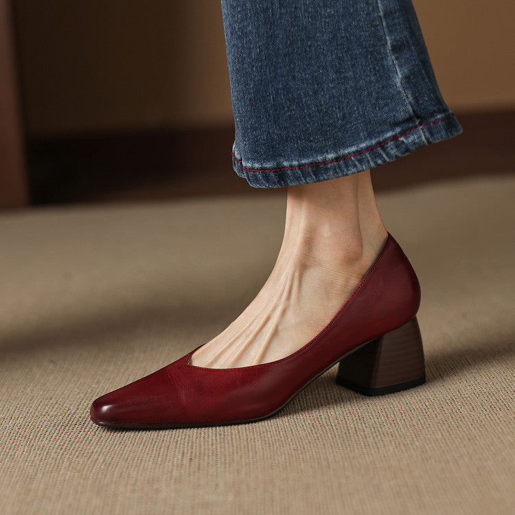 Zila Genuine Leather Heels