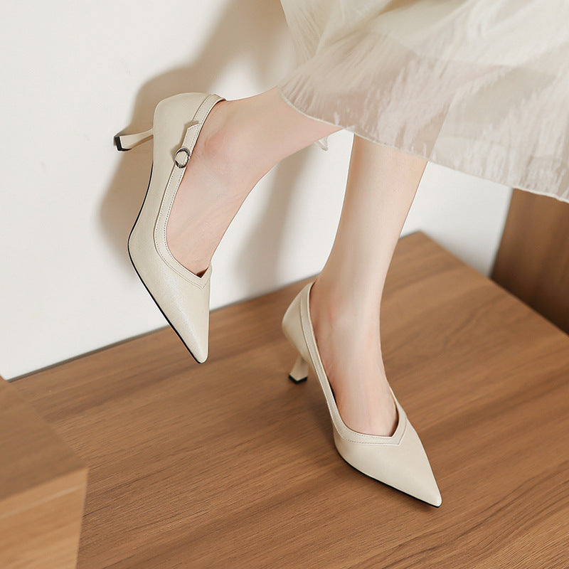 Moda Genuine Leather Heels