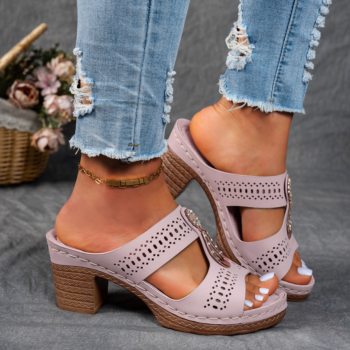 Isabella™ | Orthopedic High-Heel Comfort Sandals