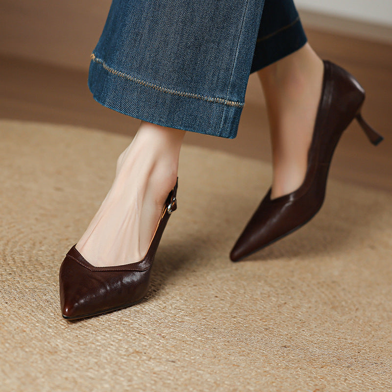 Moda Genuine Leather Heels