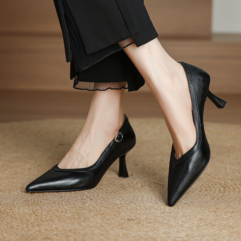 Moda Genuine Leather Heels