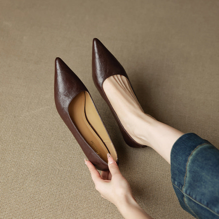 Selva Genuine Leather Heels