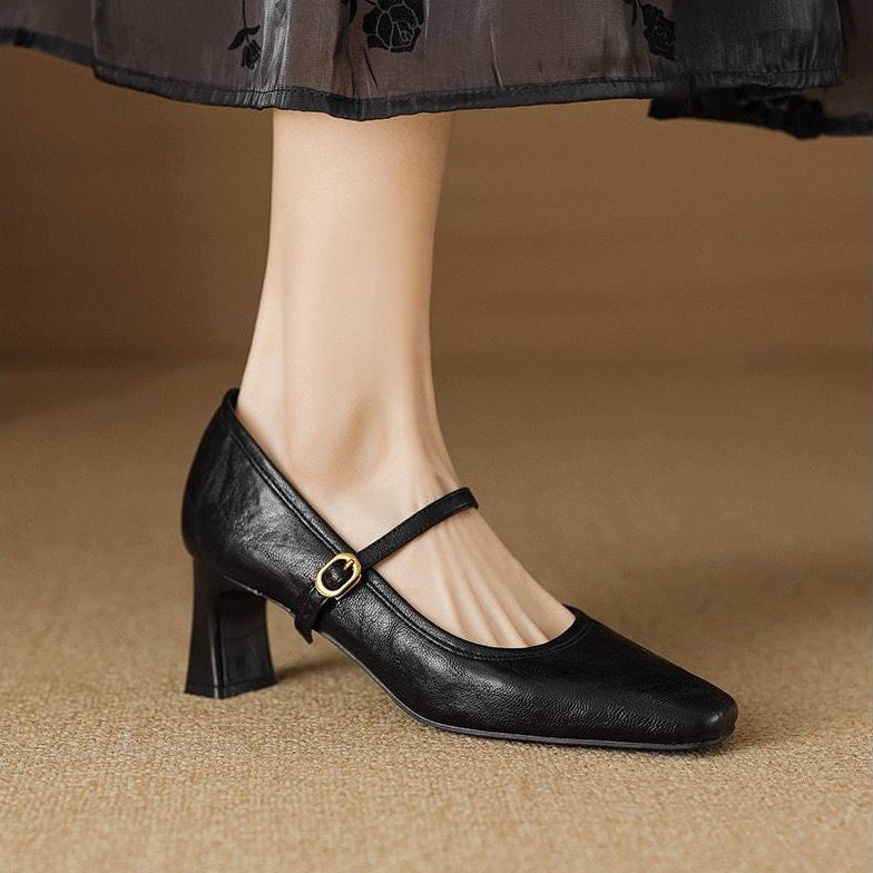 Aeri Leather Heels