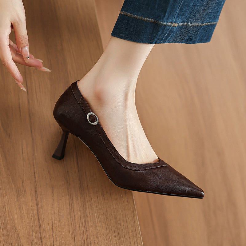 Moda Genuine Leather Heels