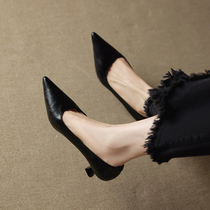 Selva Genuine Leather Heels