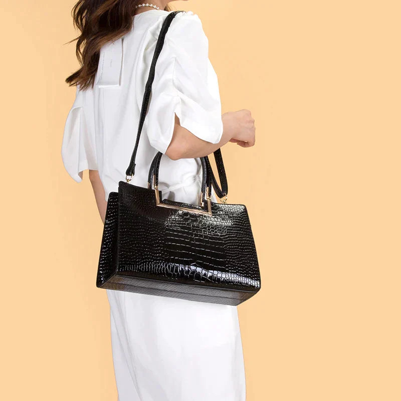 Elegant Leather Bag and Wallet Duo