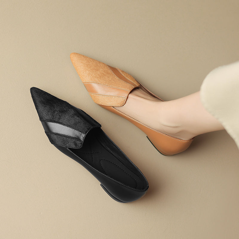 Kiara Genuine Leather Flats