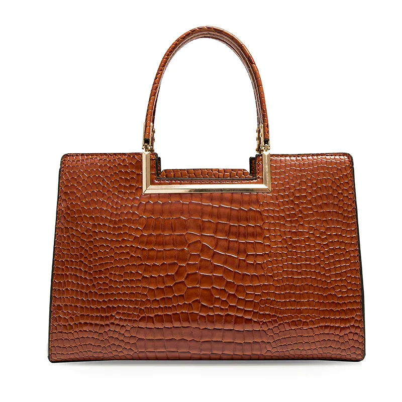 Elegant Leather Bag and Wallet Duo