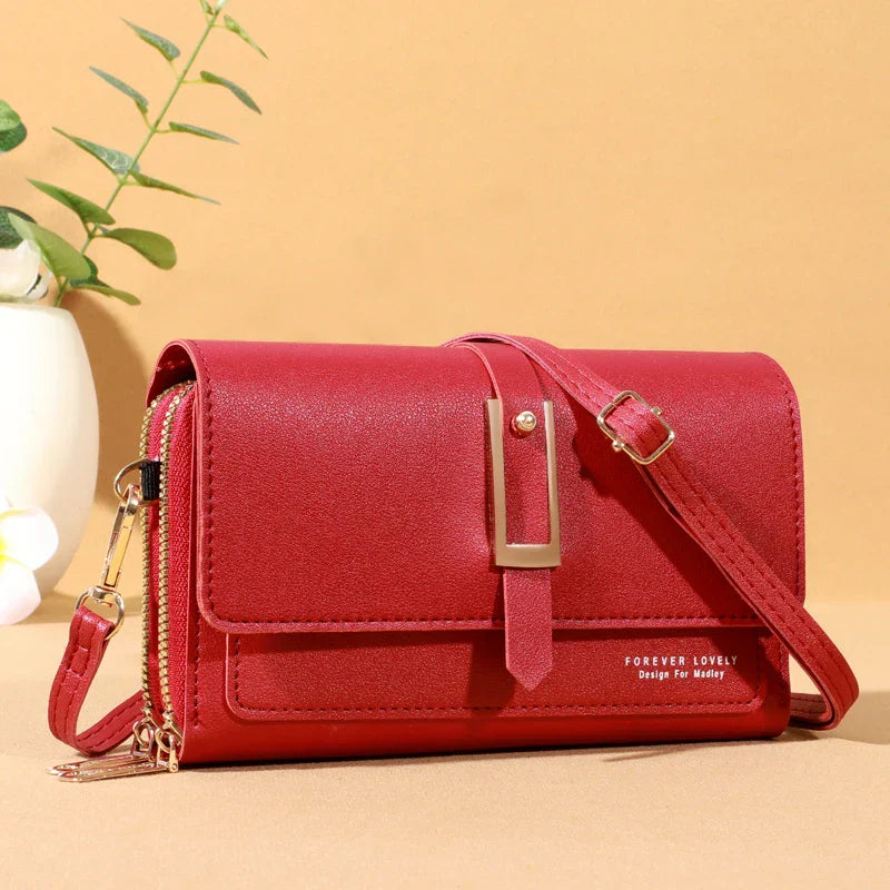 Chic Women's Crossbody Bag - Stylish Mobile Phone and Card Holder
