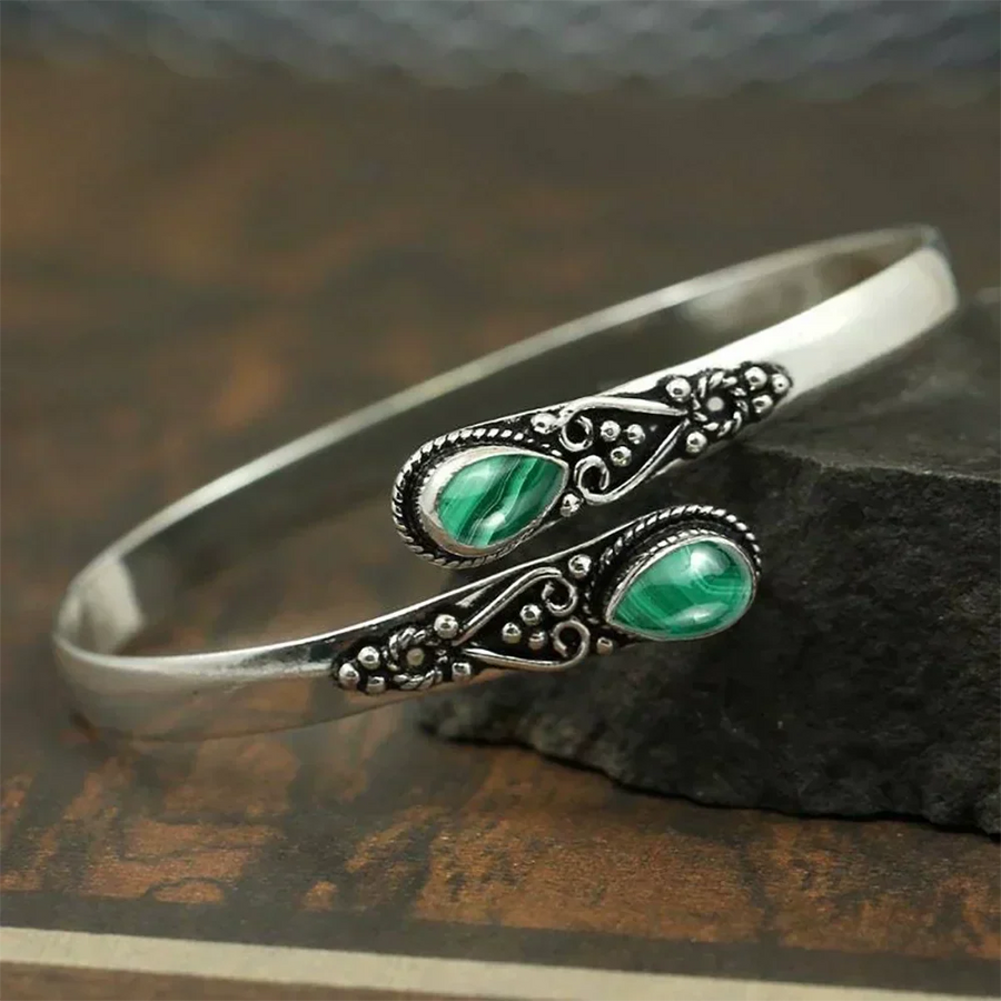 Tribal Gemstone Wrap Bracelet