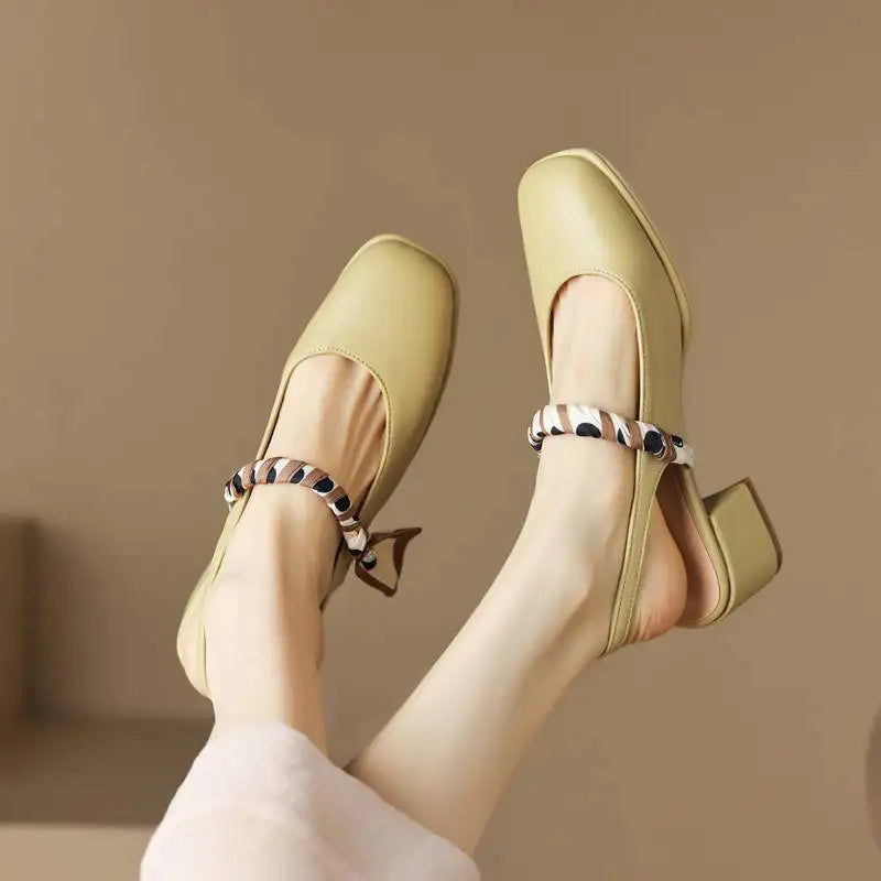 Dahlia Block Heels