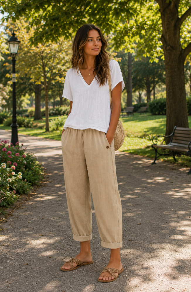 Livia | Relaxed Wide-Leg Summer Pants