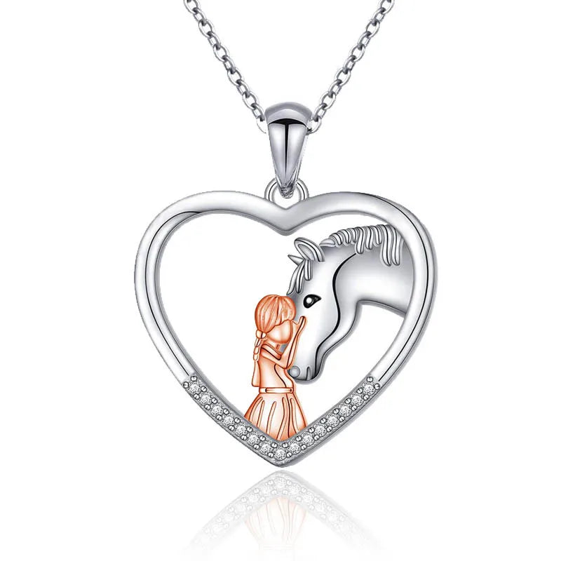 Loving Horse Necklace