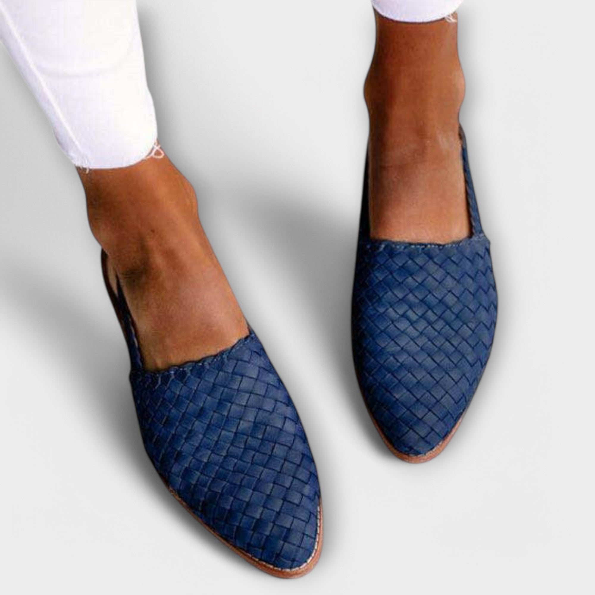 Elena | Woven Slingback Sandals