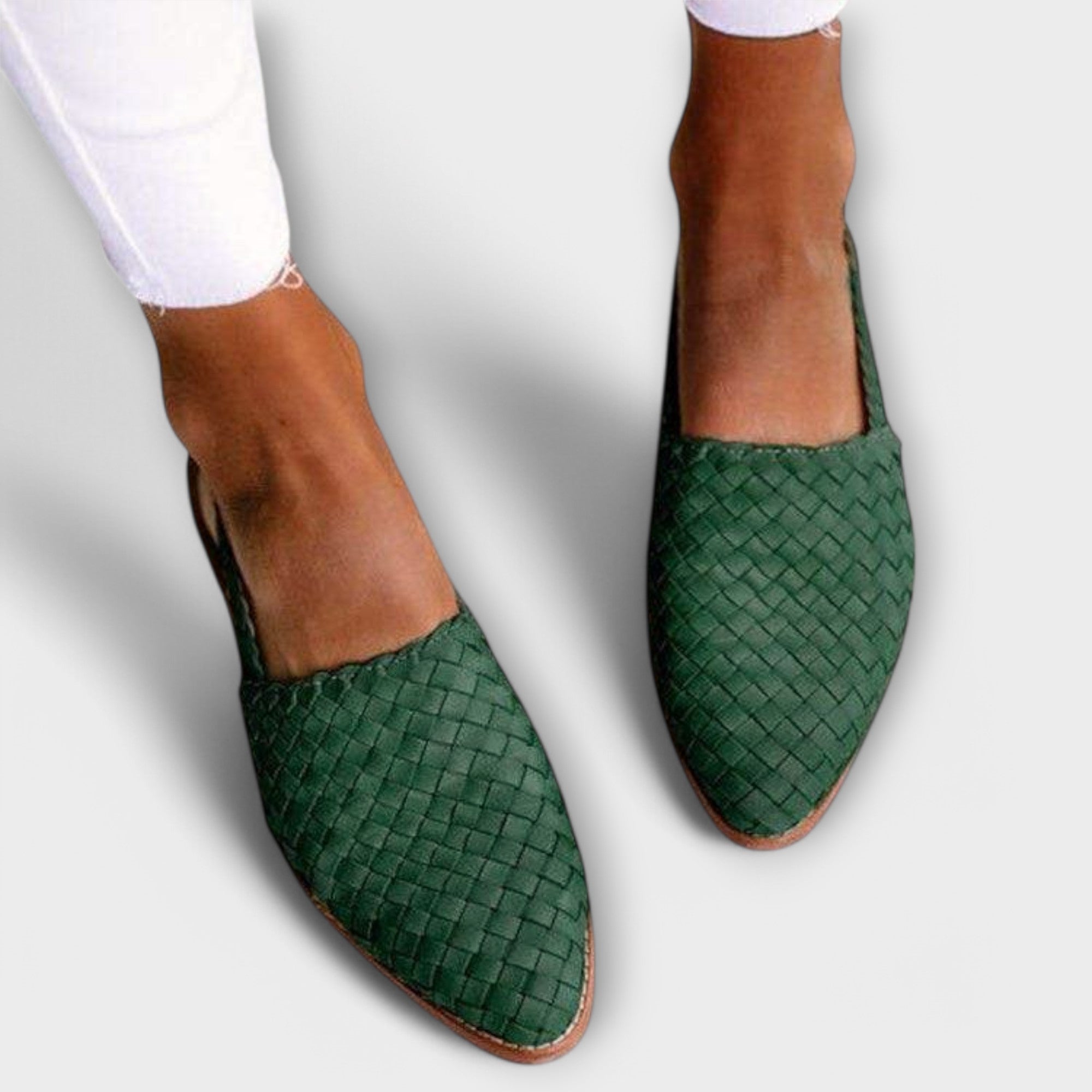 Elena | Woven Slingback Sandals