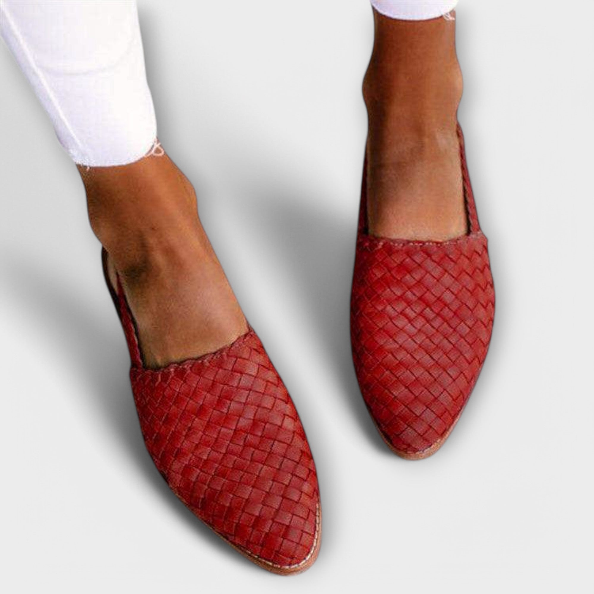 Elena | Woven Slingback Sandals