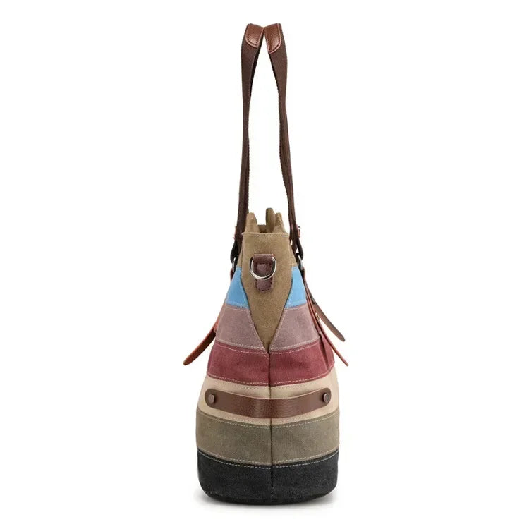 Vibrant Leather Handbag for Women