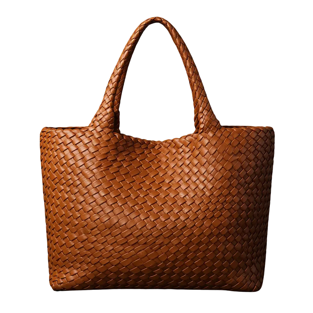 Lana - Handwoven Vegan Leather Tote
