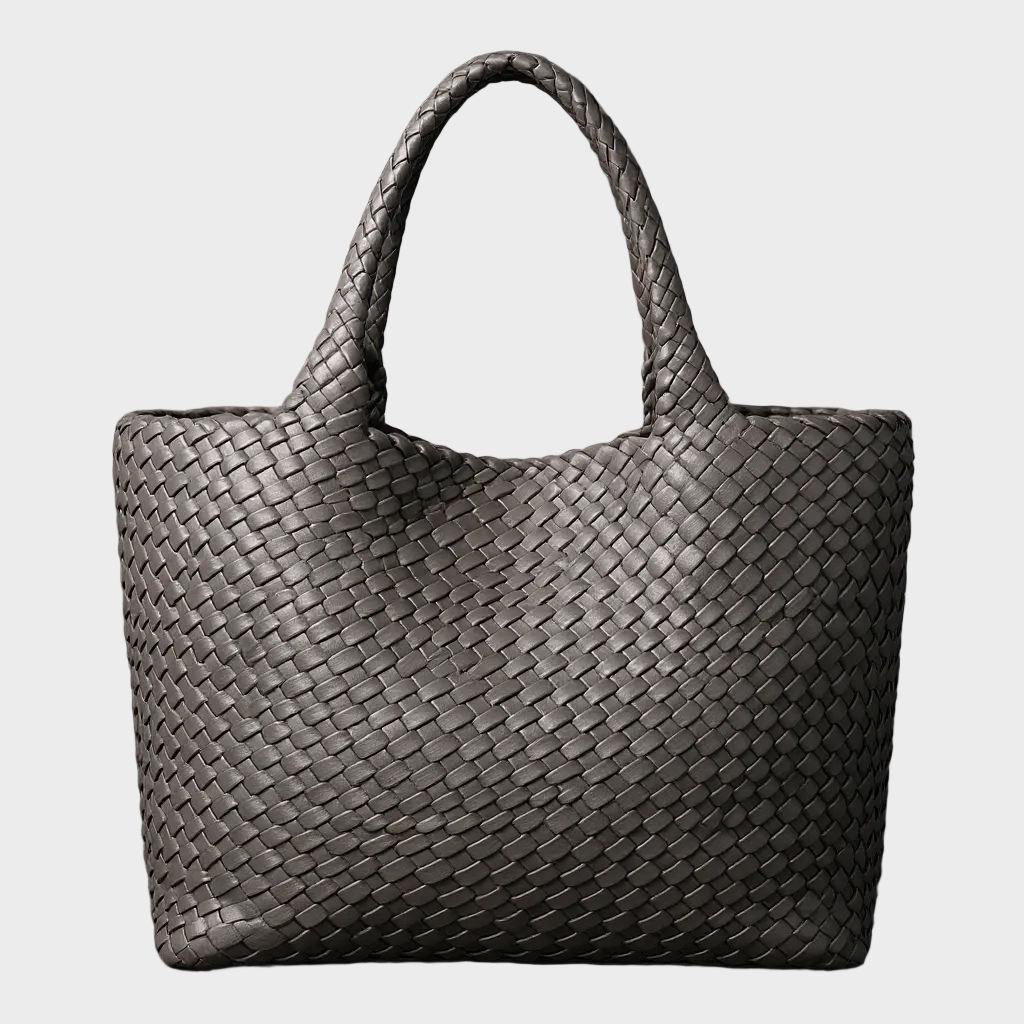 Lana - Handwoven Vegan Leather Tote