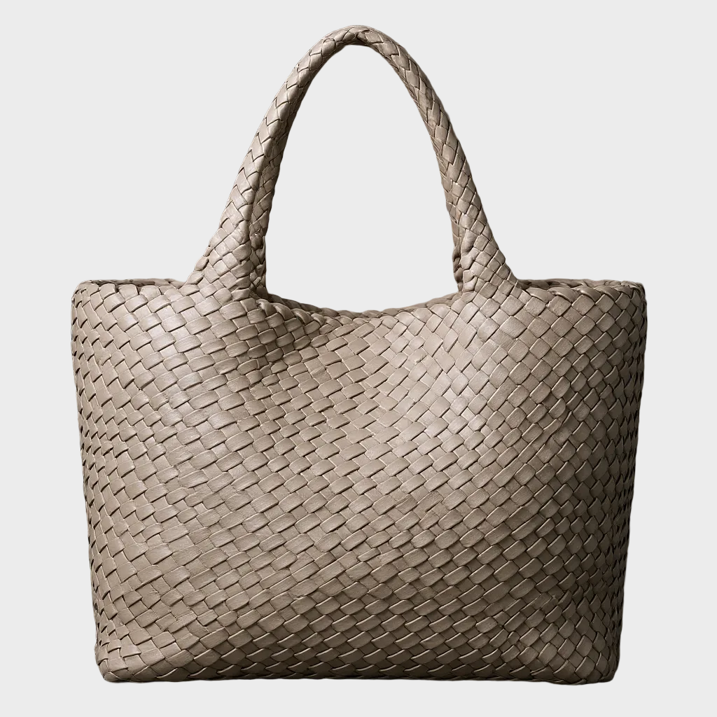 Lana - Handwoven Vegan Leather Tote