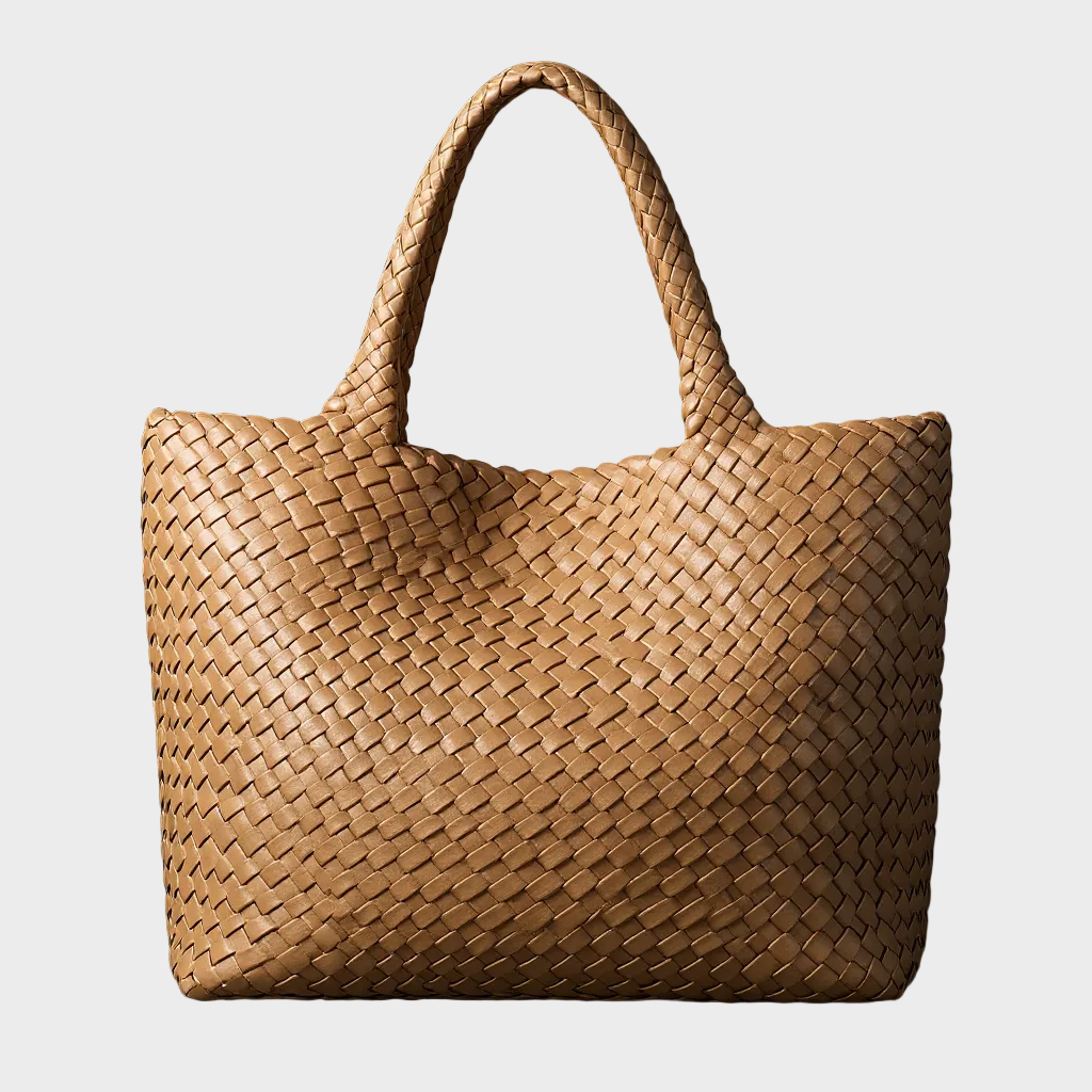 Lana - Handwoven Vegan Leather Tote