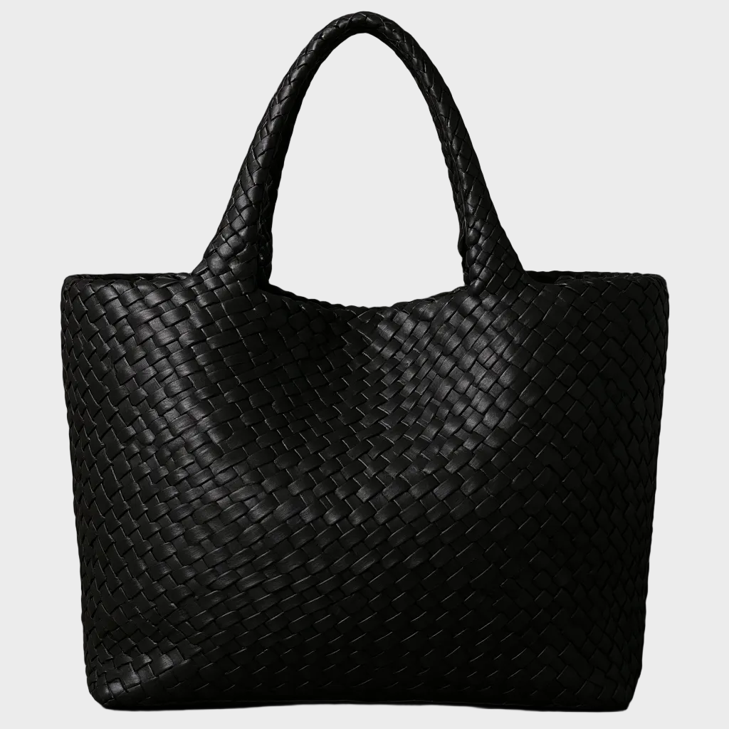 Lana - Handwoven Vegan Leather Tote