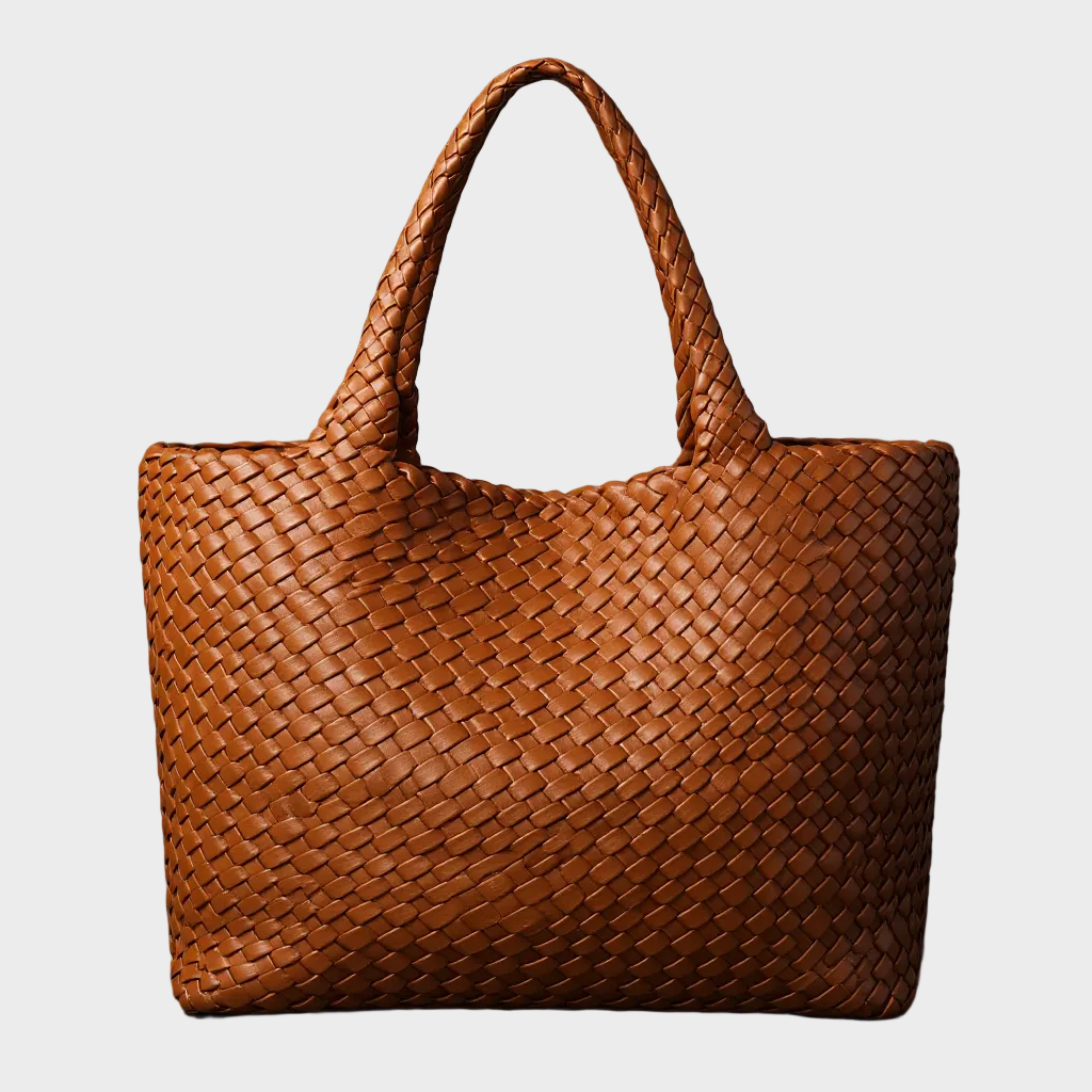 Lana - Handwoven Vegan Leather Tote