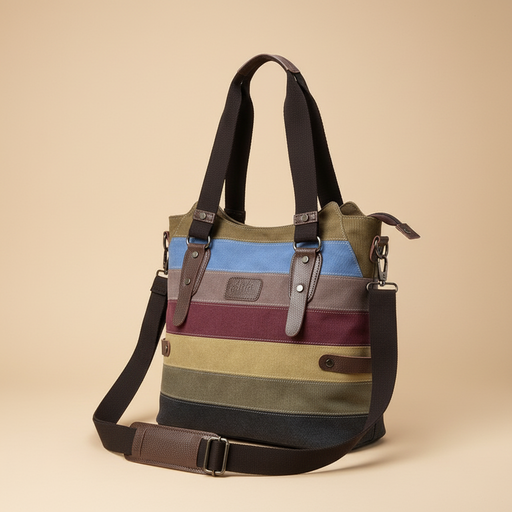 Vibrant Leather Handbag for Women